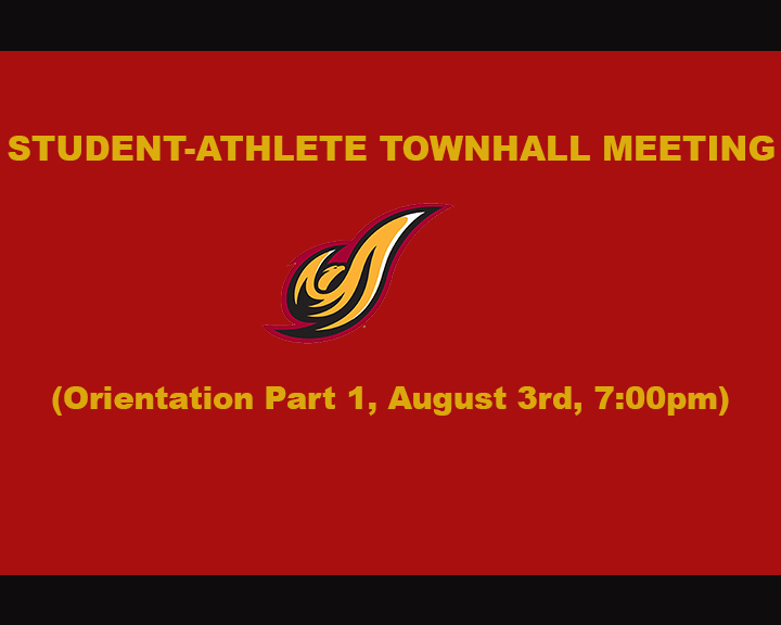 Student-Athlete Orientation Series Set to Begin on August 3rd at 7:00pm.