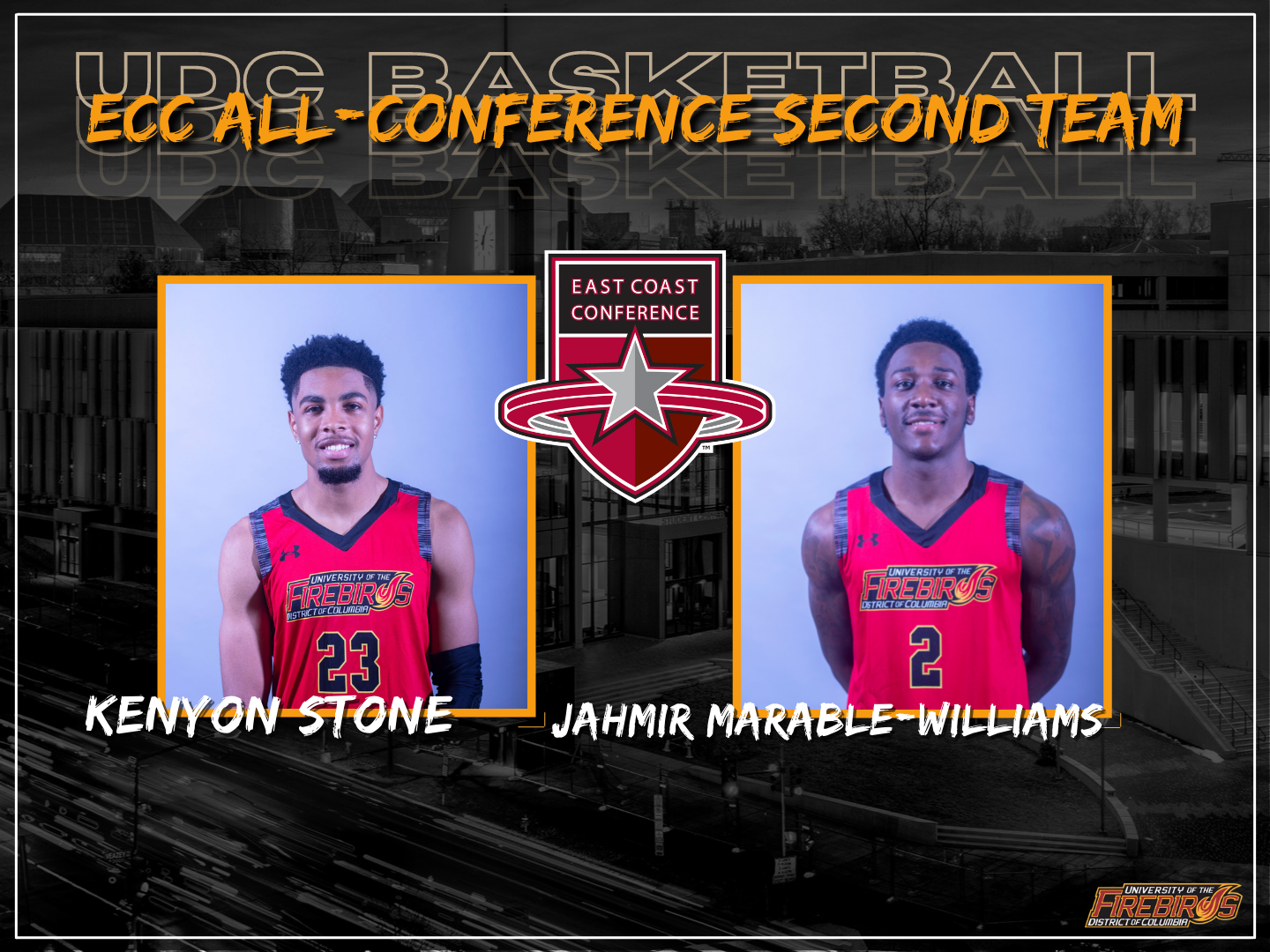 Kenyon Stone and Jahmir Marable-Williams Earns ECC All-Conference Honors
