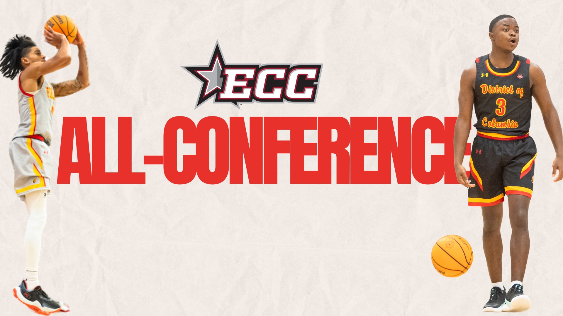 Eric Morgan Jr and Tevin Curtis Named to ECC All-Conference Teams