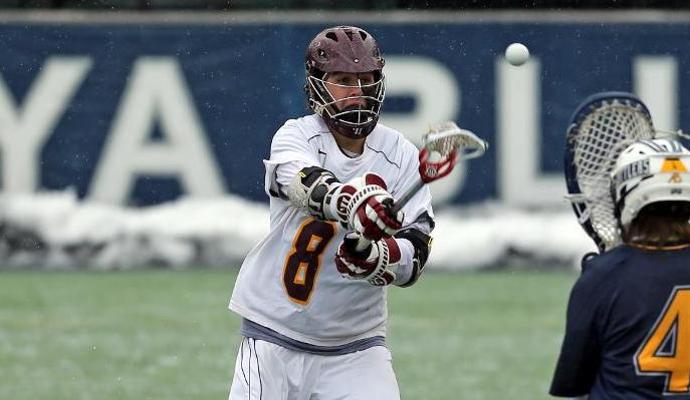Sophomore attack Chase Fraser scored three goals. He is tied for the team lead with nine goals this season.