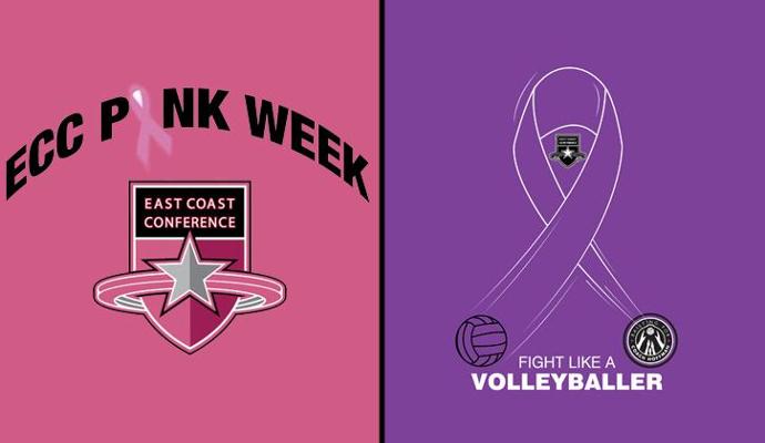 ECC Announces “Pink” and “Fight Like a Volleyballer” Week Schedule