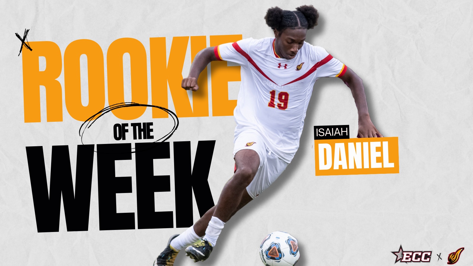 Isaiah Daniel Named ECC Rookie of the Week