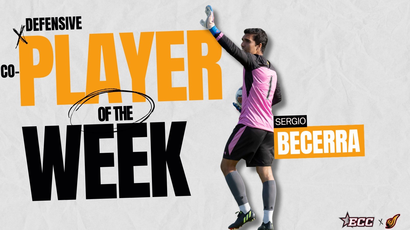 Sergio Becerra Named ECC Co-Defensive Player of the Week