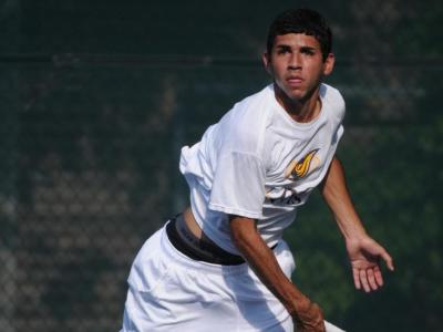 Carlos Quiroga teamed up with Miguel Uzcategui for a very competitive, 8-3 loss at No. 3 doubles.
