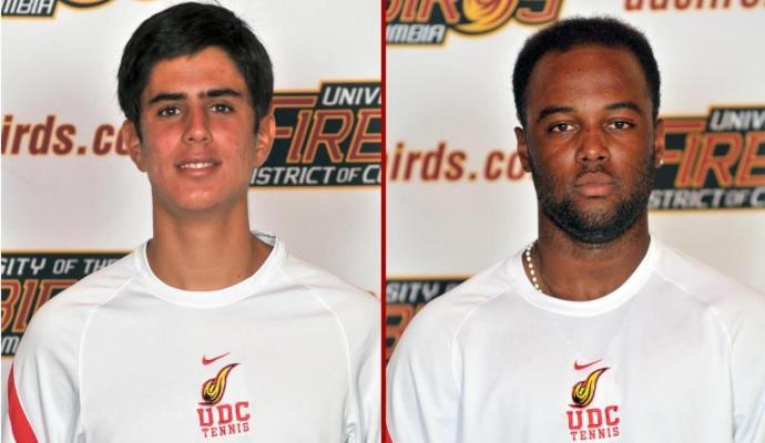 Miguel Uzcategui (left) was named Honorable Mention and Ike Kiro (right) was named ECC Player of the Week.