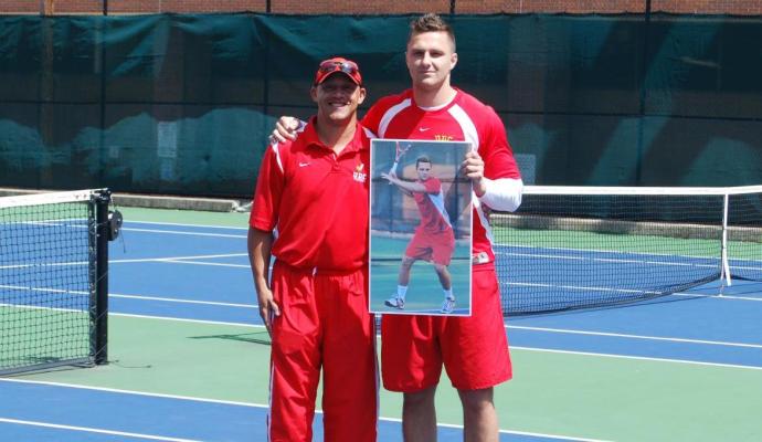 Aleksandar Grabovac Earns ECC Men’s Tennis Player of the Year; Dickie Mahaffey Named Coach of the Year