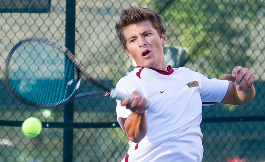 Baguelin won his No. 2 doubles and No. 3 singles matches.