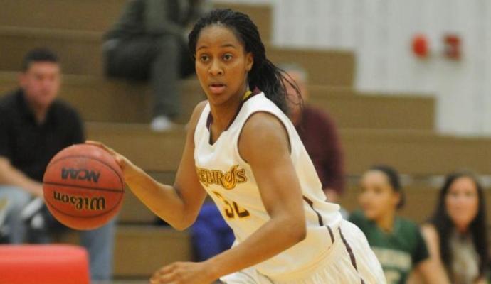 Freshman forward Tatyana Calhoun scored a season-high 19 points and added seven rebounds.