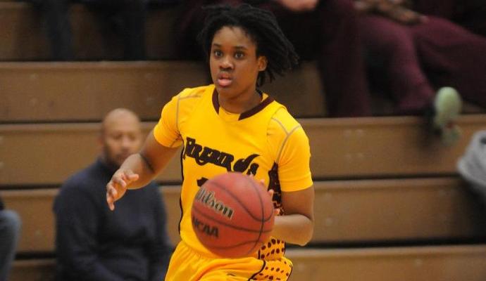 Senior point guard Teara Shaw shot 11-of-12 from the free-throw line down the stretch to lead the Firebirds to victory on Senior Night.