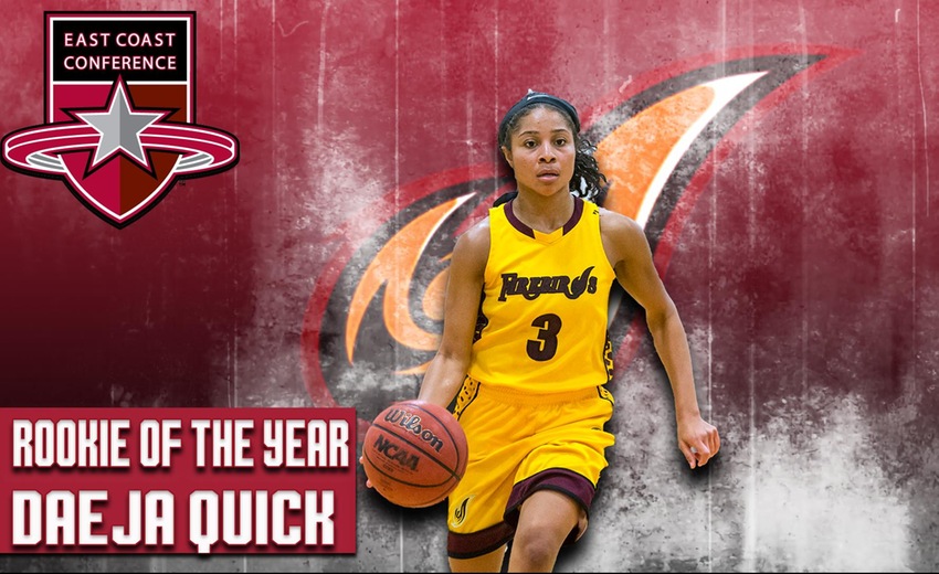 Quick becomes UDC Women's basketball's first ECC Rookie of the Year.
