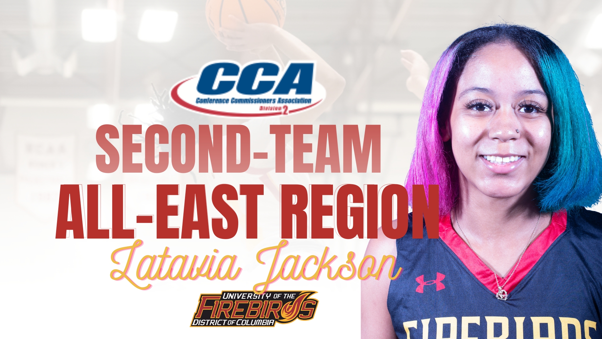 Latavia Jackson Earns D2CCA East-Region Second-Team Honors