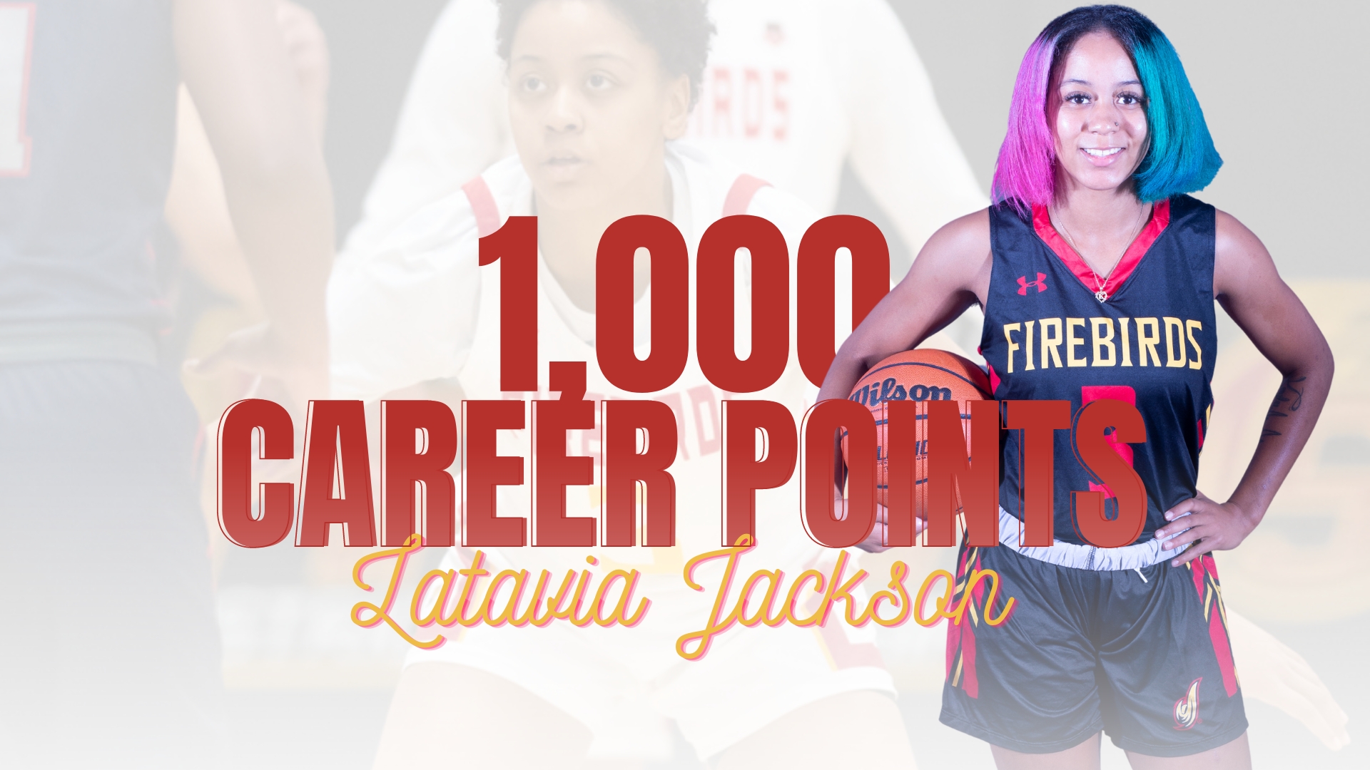 Latavia Jackson Hit's 1,000th Career Point in Firebirds Defeat of the Lions