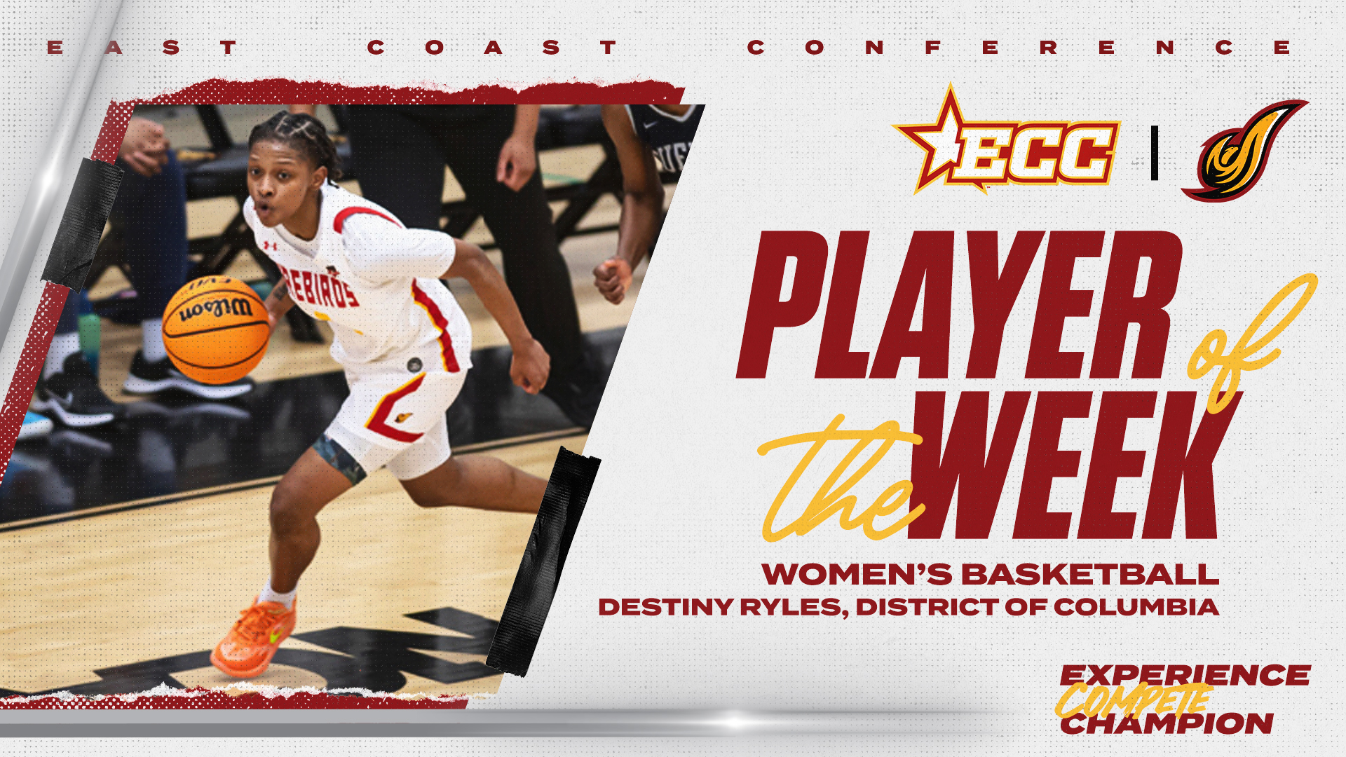Destiny Ryles Earns Fourth ECC Player of the Week Accolades; Haskins Named to Honor Roll