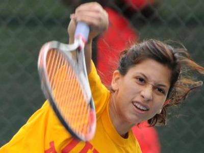 Jessica Nunez(pictured) and Maria Vitkina won their doubles and singles matches against C. W. Post.