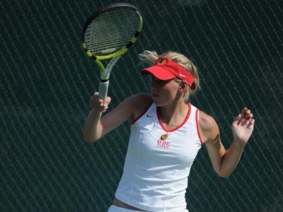 Kristyna Nepivodova won her singles and doubles matches in very convincing fashion on Sunday.