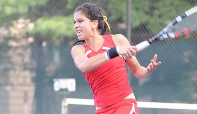 Senior Jessica Nunez earned a 6-1, 6-1 win at No. 1 singles and teamed up with Tamara Kenia for an 8-0 win at No. 1 doubles.
