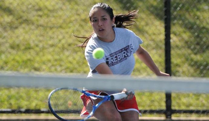 Sofia Leon was dominant in her singles and doubles win.
