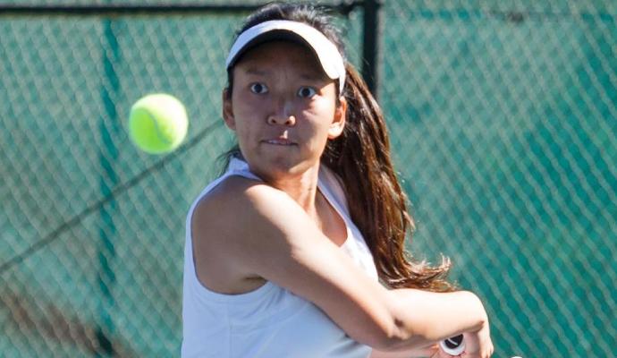 Peerada Looareesuwan nearly won her No. 3 singles match.