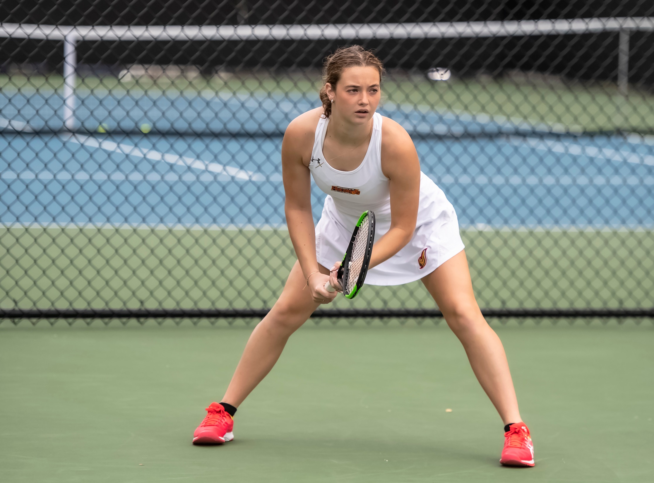 Marie had a clean sheet defeating her opponents 6-0 at No.2 doubles and 6-0, 6-0 at No.5 singles.