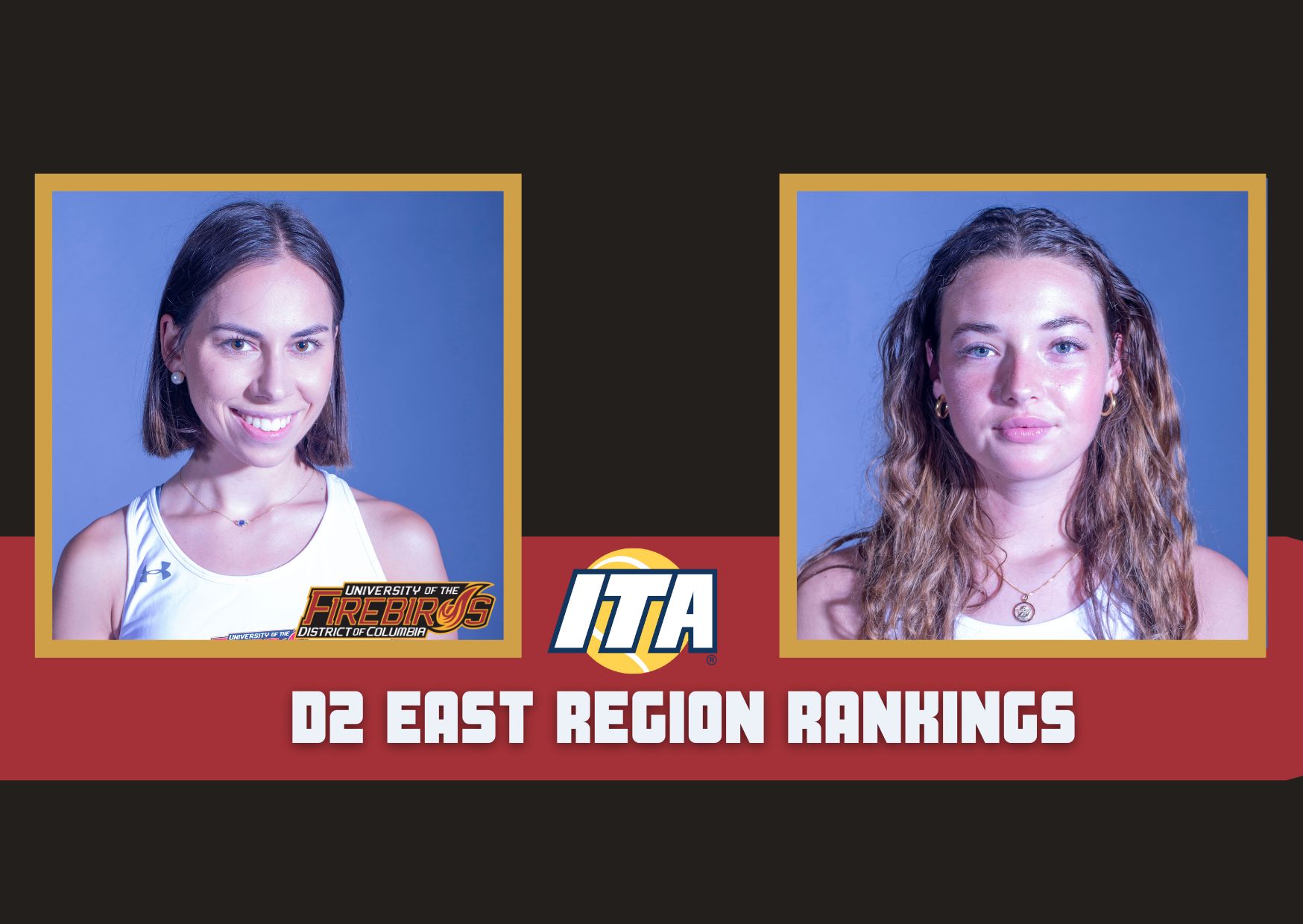 Simonè Parn and Laura Marie Ranked in Women’s Tennis ITA East Regional Rankings