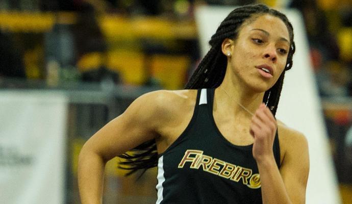 Sophomore Shayna Hodge ran a season best 9.51s to finish 4th in the 60M Hurdles.