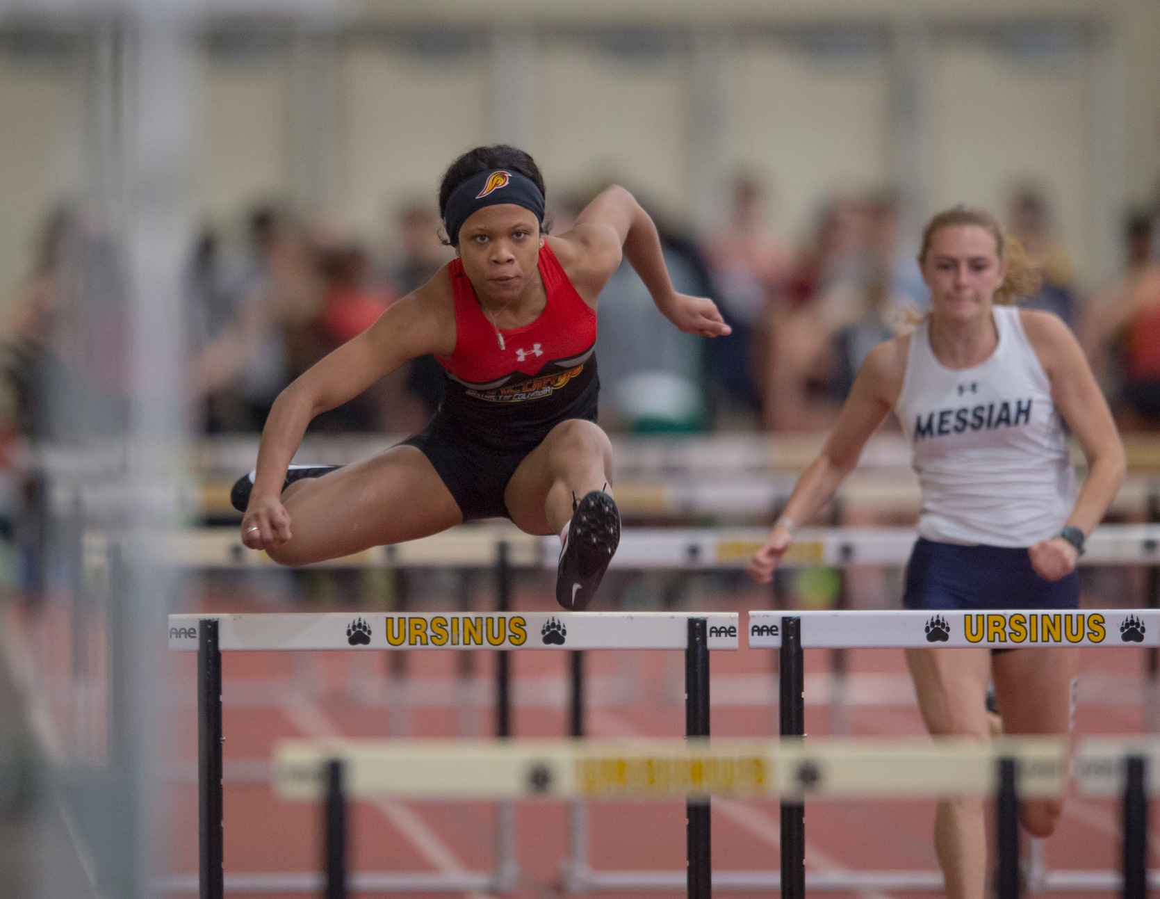 Shanise won the 60m hurdles with a season best time of 9.12s.
