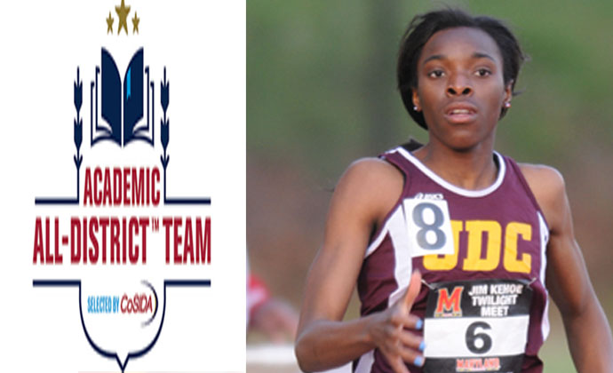 Jerily Benjamin Earns CoSIDA Women’s Track & Field First Team Academic All-District Honor