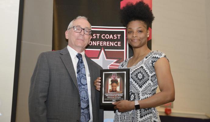 Wright Earns Excellence in Community and Character Award