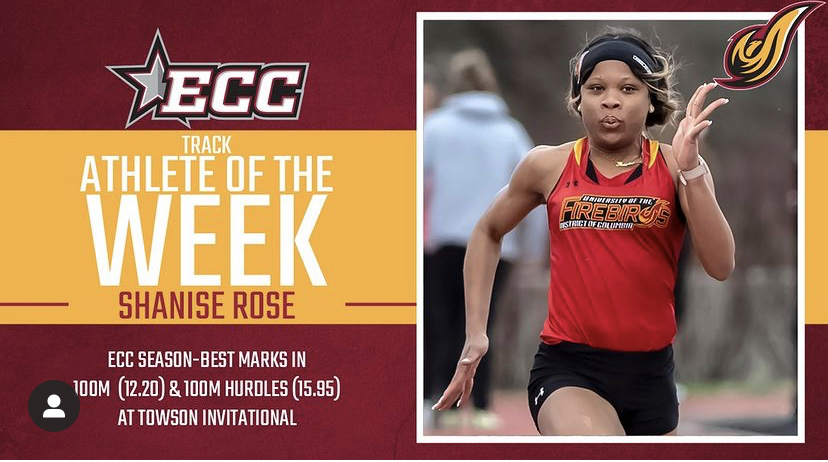 Shanise Rose Named ECC Track Athlete of the Week; Wilson and Torres make Weekly honor Roll