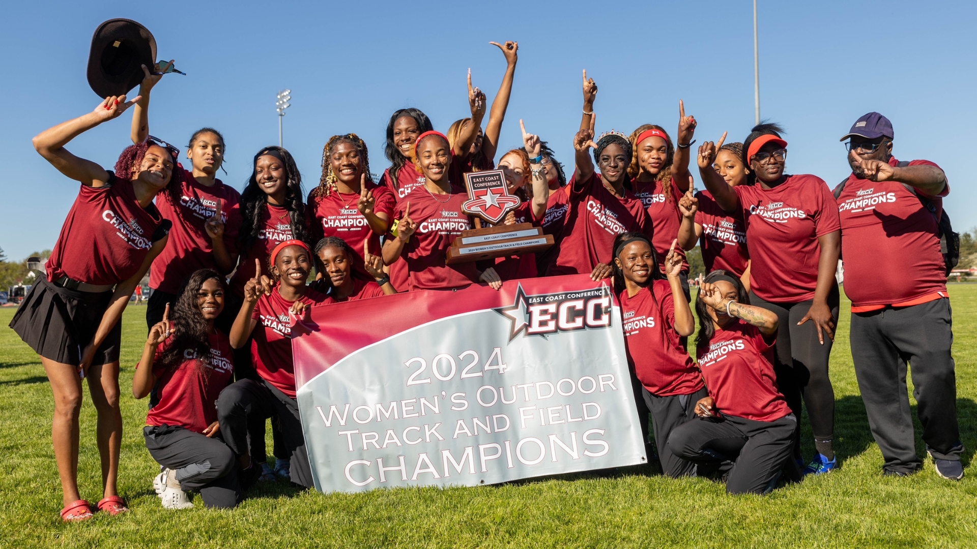 UDC Women's Track & Field Crowned 2024 ECC CHAMPIONS!!