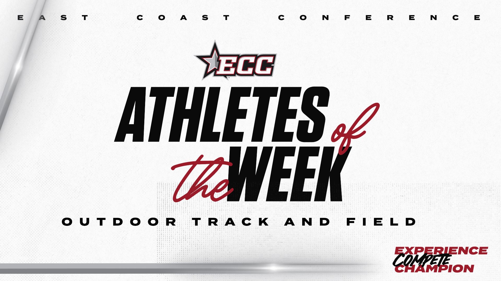 UDC Women's Track and Field Sweeps ECC Weekly Awards