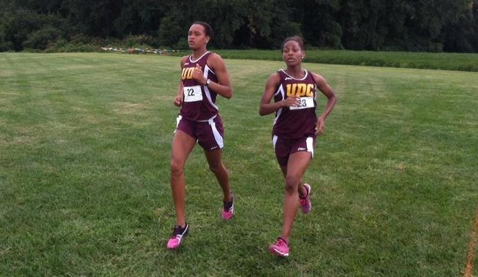 Simone Grant (left) and Kay-Tiarra Johnson (right) led the Firebirds and placed 20th and 21st, respectively, overall.