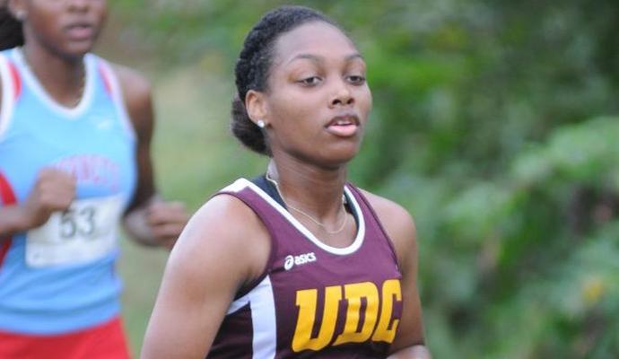 Junior Kay-Tiarra Johnson improved nearly one minute from her time at the UMES course two weeks ago.