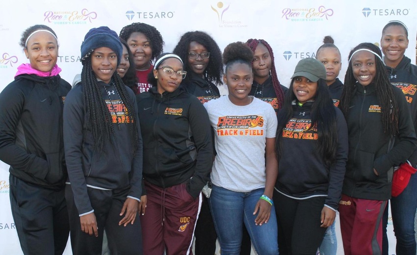 UDC Women's Cross Country and Indoor/Outdoor Track & Field Squad Volunteers at National Race to End Women's Cancer