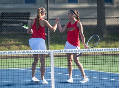 UDC Women’s Tennis Team opens the season with a shutout Victory over Daemen College