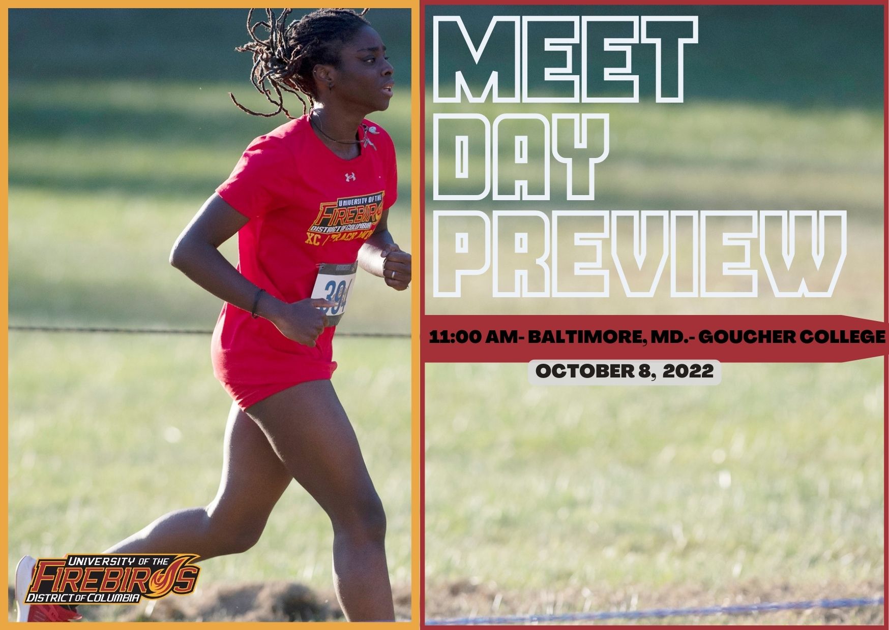 MEET DAY PREVIEW: WOMEN'S CROSS COUNTRY 10/8