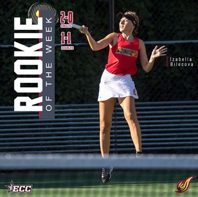 Izabella Secures Second ECC Rookie of the Week Title