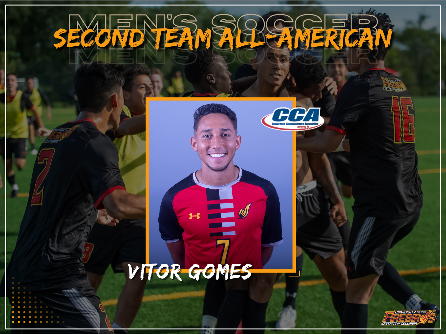 Vitor Gomes Named D2 CCA All-American