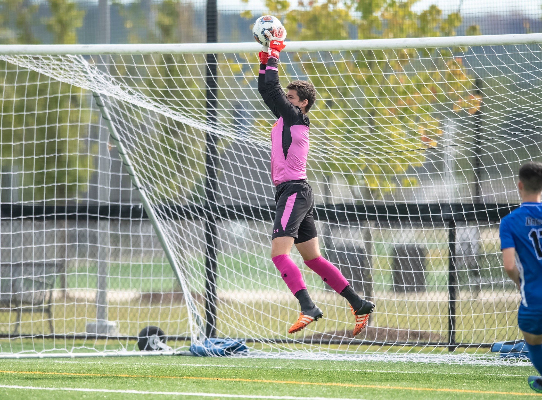 Javier Abadia made two quality saves to keep Mercy scoreless in a double OT tie.