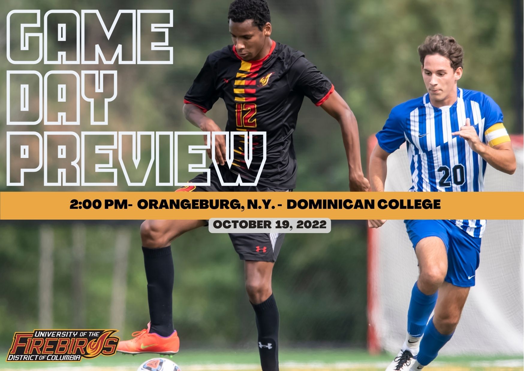MEN'S SOCCER: GAME DAY PREVIEW 10/19
