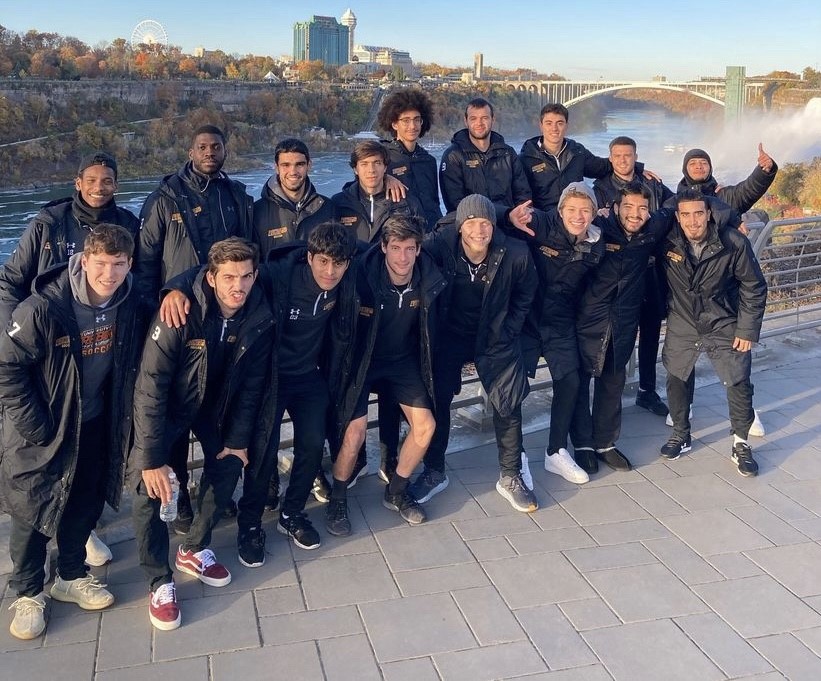 The Firebirds stopped at Niagra Falls to do some sightseeing before their match.
