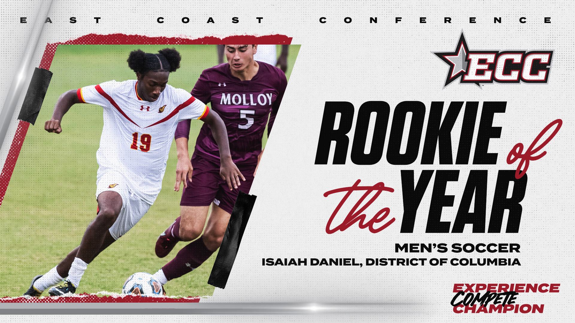 Isaiah Daniel Named ECC Rookie of the Year; Five Firebirds Tabbed to All-Conference Teams