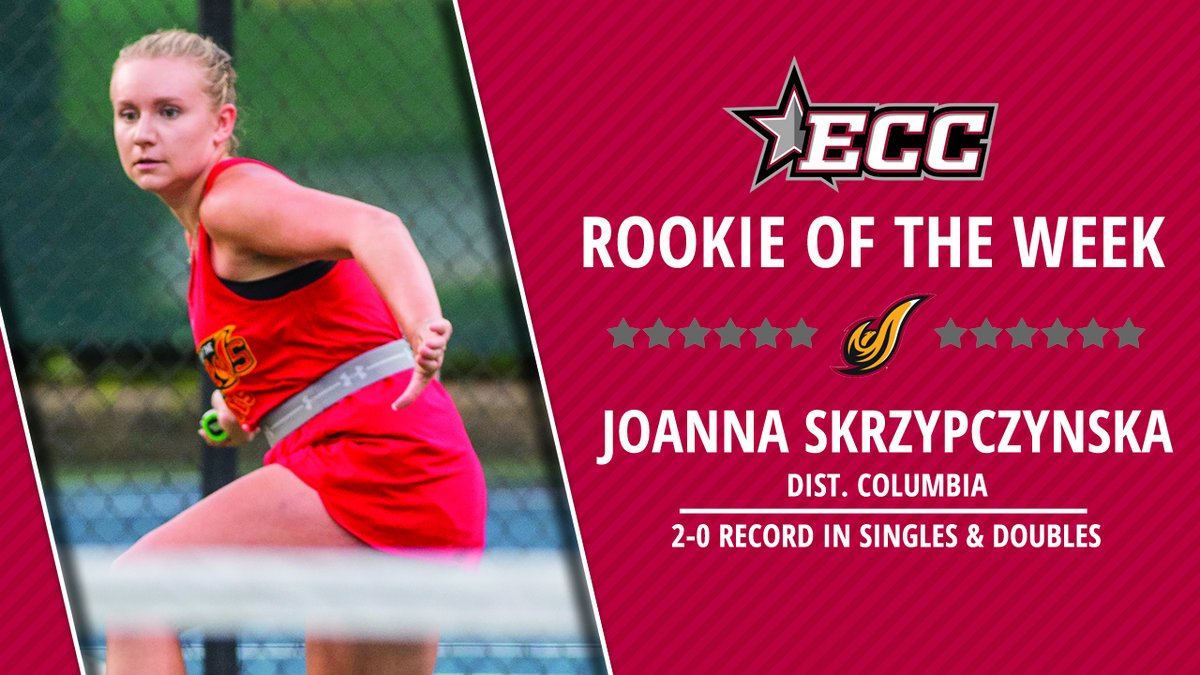 Joanna Skrzypczynska Earns 3rd Consecutive ECC Women’s Tennis Rookie of the Week Honor